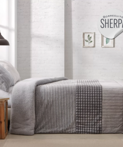 EDREDÓN SHERPA DOKO COMFORTER 150CM M. 070 C12 GRIS MANTEROL