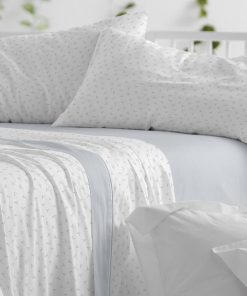 juego sabanas franela de algodon 100 diseno 576 color azul 2