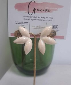 PENDIENTES CON DISEÑO DE BIZNAGA M.BIZ