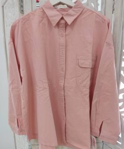 SOBRECAMISA DE MANGA LARGA ROSA SUAVE M.ROSA1