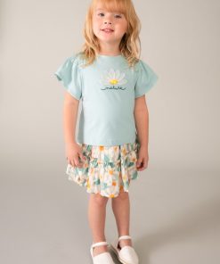 Camiseta aplique niña M. 3004 LAGO MAYORAL