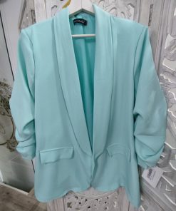 BLAZER BÁSICA EN COLOR VERDE AGUA M.BLAZER3