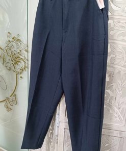 PANTALÓN DE PINZA CORTE RECTO EN AZUL MARINO M.PIN-AZ