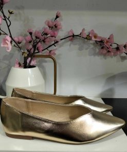 MANOLETINA DORADA ACABADA EN PUNTA M.1657-1 GOLD