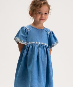 Vestido bordado M. 3927 medio Mayoral