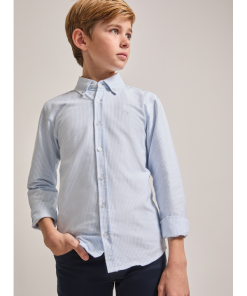 Camisa rayas  niño M. 97016 celeste Street Monkey