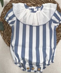 Pelele bebé Colección Exclusiva Leche merengada M. 5283 Azul Pinocho