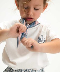 Camiseta con pañuelo estampado niña M. 3009 hueso-cele Mayoral 10 IMG 0271