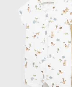 Pelele corto punto M. 1719 sunny estampado animales  Mayoral