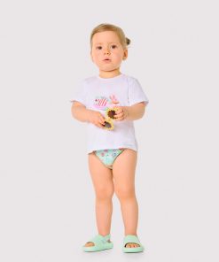 Conjunto bebé camiseta y braguita estampado fauna marina M. 97091 YSABEL Mora