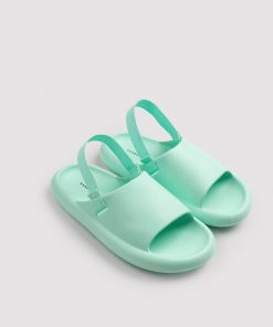 Chanclas infantiles verde M. 95551 green YSABEL Mora