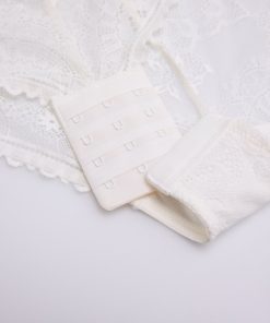 Body encaje novia con aro y relleno blanco perla YSABEL MORA M. 10178 13 IMG 3785