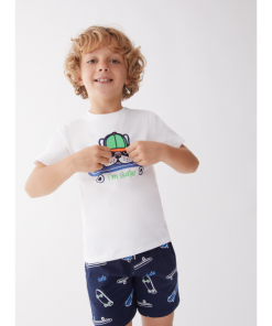 Conjunto de algodón para niño en dos piezas de la línea Street Monkey