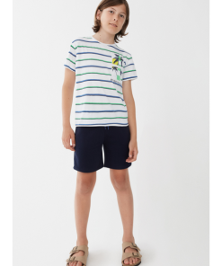 Conjunto infantil de verano en algodón para niño, modelo identificado como Tendencia
