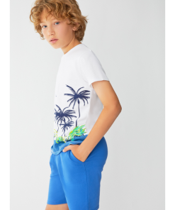 Conjunto surfero niño de algodón, prenda infantil de verano para el día a día