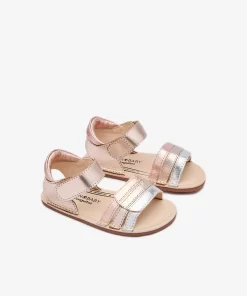 SANDALIAS BAREFOOT TIRAS PLATINO MULTICOLOR PARA BEBÉ M.TESH510011 DE CONGUITOS 10 TESH510011 PLAT 20 700x