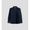 CAMISA GUAYABERA NIÑO M. 97067 MARINO STREET MONKEY 13 Camisa guayabera azul marino de niño, prenda de ceremonia fresca para el verano