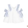 Vestido celeste niña de algodón, fabricado en España, para los meses de calor