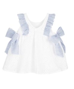 VESTIDO NIÑA M. 21329 CELESTE CALAMARO