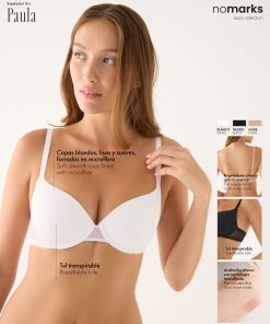Sujetador con aro con relleno Nomarks M. PAULA 10158 COPA B YSABEL MORA