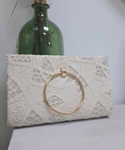 BOLSO DE MANO ENCAJE TIPO CLUTCH M.ENC-C