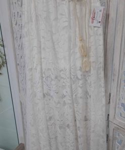 FALDA LARGA DE ENCAJE BLANCO M.ENCA-BL