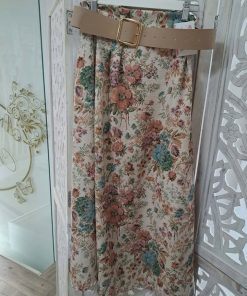 FALDA ESTAMPADO DE FLORES M.ESF1