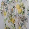 BLUSA DE MANGA CORTA ESTAMPADO BOTÁNICOS M.BOTA