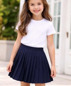 FALDA TABLAS NIÑA M. 824-7790AB LOSAN AZUL MARINO