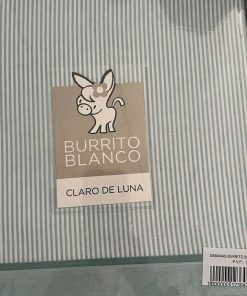 JUEGO DE SÁBANAS DE TELA 150CM M. 297-14 VERDE BURRITO BLANCO