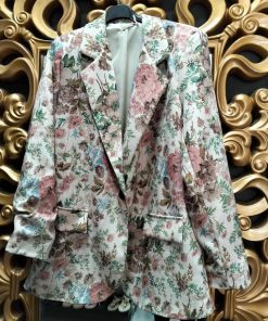 CHAQUETA ESTAMPADA DE FLORES M.EST-215