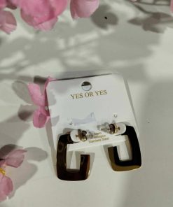 PENDIENTES METÁLICOS ASIMÉTRICOS DORADOS M.ASIM