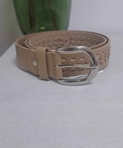 CINTURÓN TRENZADO COLOR ARENA M.ARE