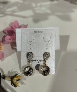 PENDIENTES SEMILARGOS CON CIRCONITAS M.CIR-169