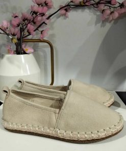ALPARGATA DE ESPARTO PLANA Y SIN CORDONES M.C1615 BEIGE