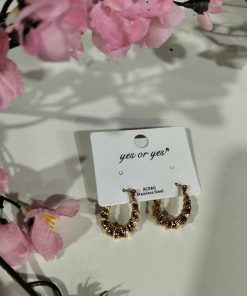 PENDIENTES ARGOLLAS DORADAS M.ARG-100