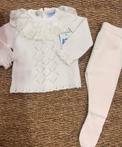 CONJUNTO 2 PIEZAS CANASTILLA HILO M. 0018 CRUDO MAC ILUSION