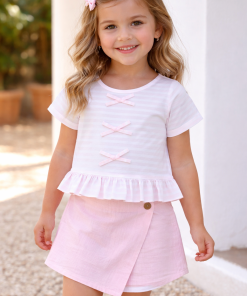 Conjunto niña Falda Pantalón M. Lazada bambula
