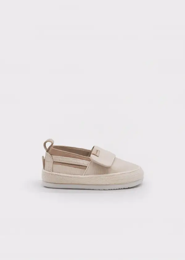 alpargata respetuosa velcro bebe arena XL 1