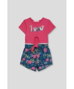 moda bebe conjunto camiseta y pantalon corto smv 96006 street monkey 2