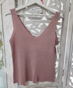TOP DE PUNTO EN TONO ROSA M.TPR