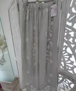 PANTALÓN ESTILO PALAZZO BEIGE M.P-BE
