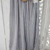 PANTALÓN ESTAMPADO RAYAS AZUL Y CAMEL M.EST-RAC
