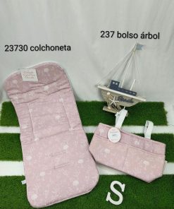 Colchoneta silla ligera reversible universal M. Selva rosa Modas Sanz