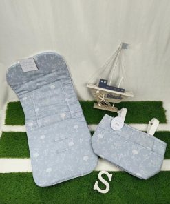 Colchoneta silla ligera reversible universal M. Selva celeste Modas Sanz