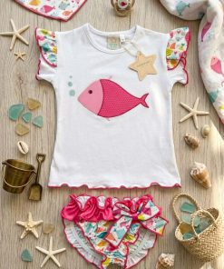 CONJUNTO BAÑO M. PEZ ROSA LOLITA KIDS