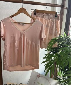 PIJAMA DE SEÑORA ROSA M.257045/R TRESS