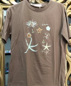 CAMISETA MARRÓN CON DETALLES MARINOS M.MARI-M