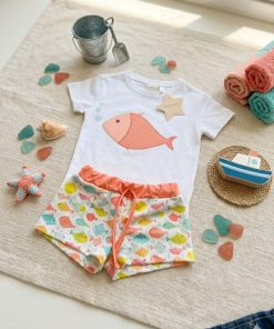 CONJUNTO BAÑO M. PEZ NARANJA LOLITA KIDS