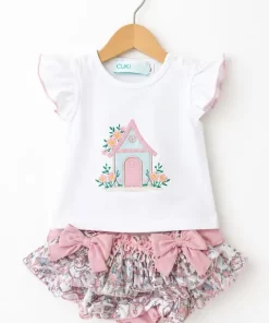Conjunto m.casita rosa